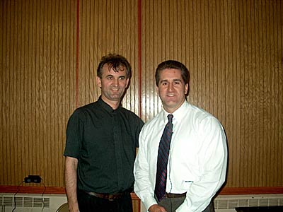 Fr. Jozo with Tim Staples 9-13-02